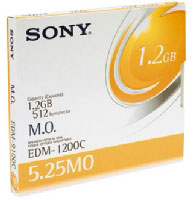 Sony 5.25? Magneto-Optical Disc of 1,193MB (EDM1200)